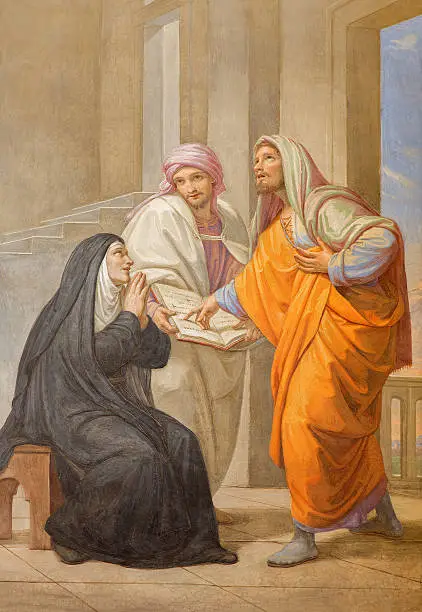 Photo of Rome - conversion of st. Augustine and his mother Monica