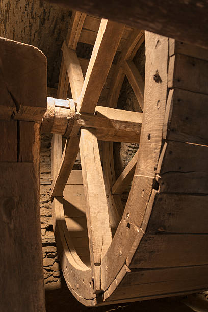 istock inside old wheel of a mill 478036895