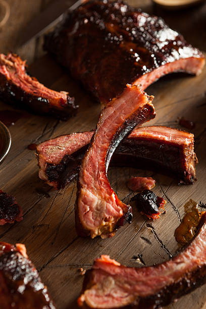 istock Homemade Smoked Barbecue Pork Ribs 478037054