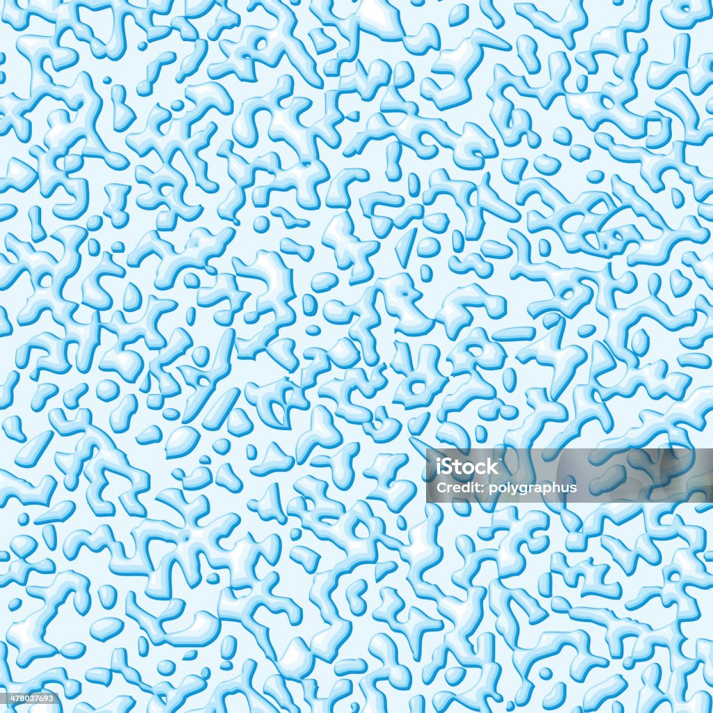 Blaue Tropfen (Vektor nahtlose Hintergrund) - Lizenzfrei Blase - Physikalischer Zustand Vektorgrafik
