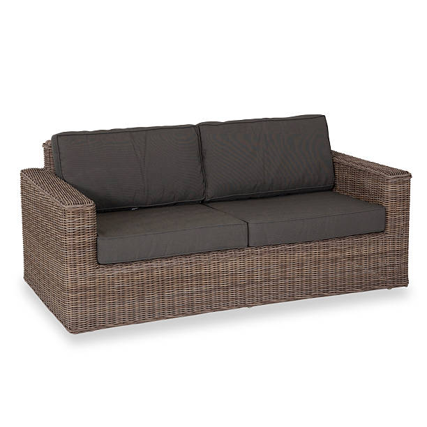 istock Outdoor Wicker Loveseat 478038723