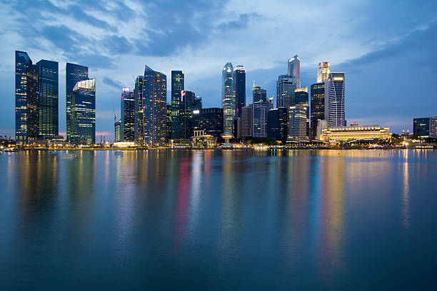 istock Singapore City Skyline at Blue Hour 478039243
