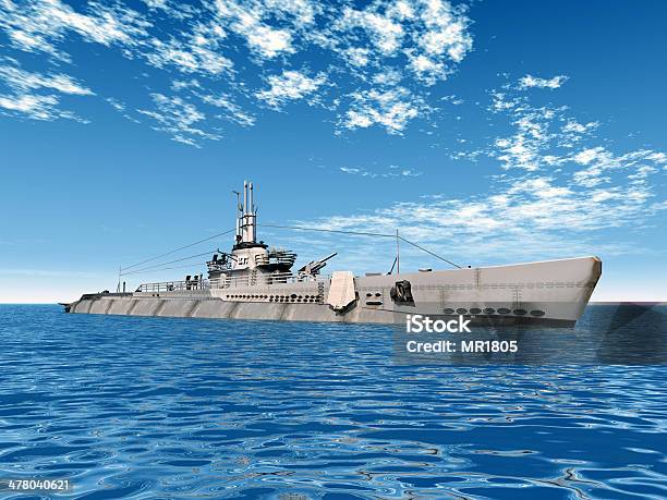American Submarine Stock Photo - Download Image Now - Submarine, Military, USA