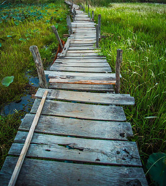 istock Old kaedum wooden bridge 478042736