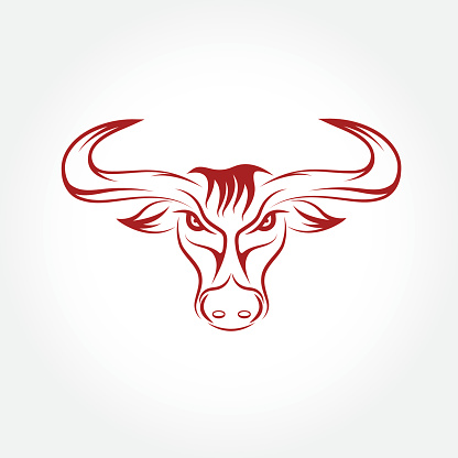 Wild Bull Vector Design Template Stock Illustration - Download Image Now -  2015, Abstract, Aggression - iStock