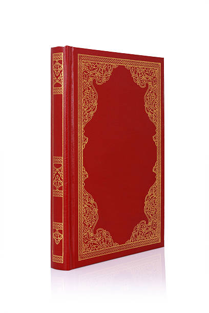 istock Old red book with gold color ornament on cover 478046209