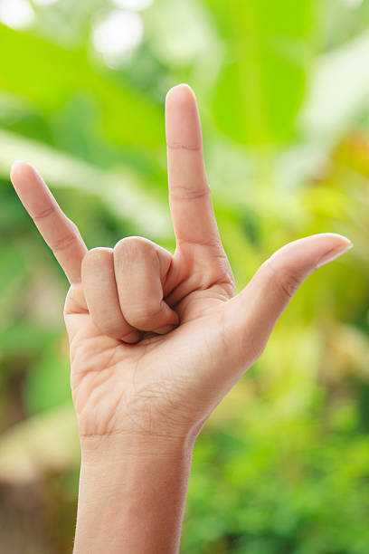 istock Hand show love sign 478047191