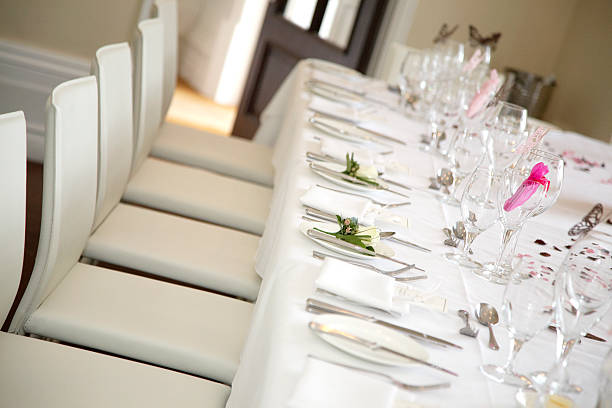 istock Table is set for the bride and groom 478047457