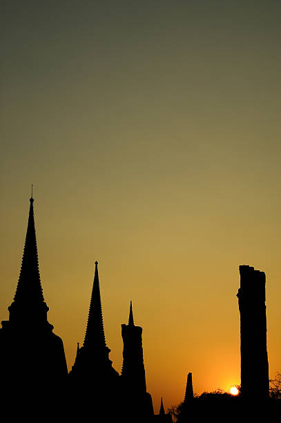 istock The stupa buddha and sunset 478047677