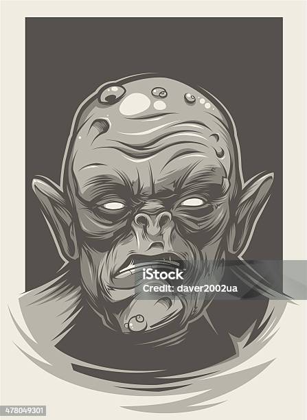 Orc Stock Illustration - Download Image Now - Ogre - Fictional Character, Anger, Animal