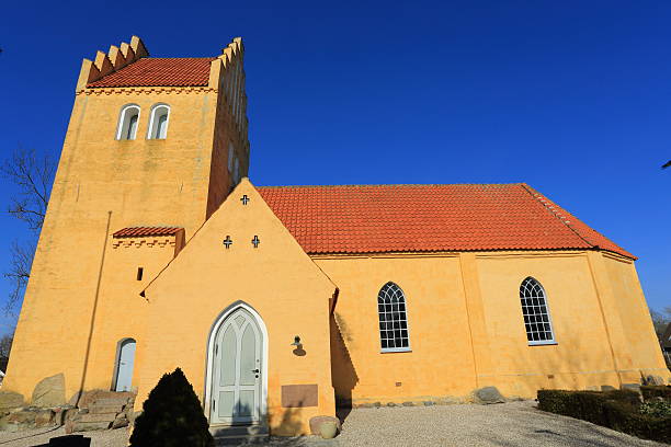 solrød kirke igreja - church romanesque denmark danish culture - fotografias e filmes do acervo