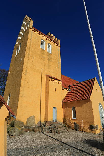 solrød kirke igreja - church romanesque denmark danish culture - fotografias e filmes do acervo