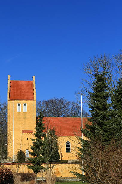 solrød kirke igreja - church romanesque denmark danish culture - fotografias e filmes do acervo