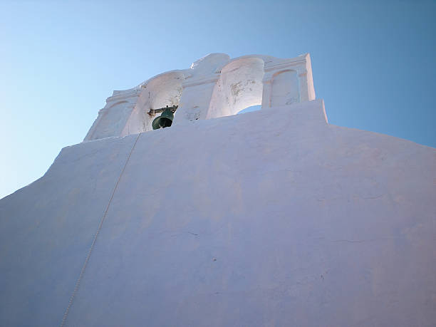 istock Oia church bell tower 478050202