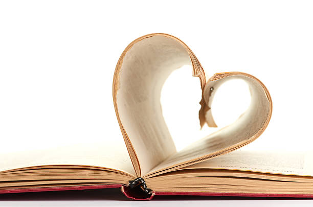 istock pages of a book curved into  heart 478050833