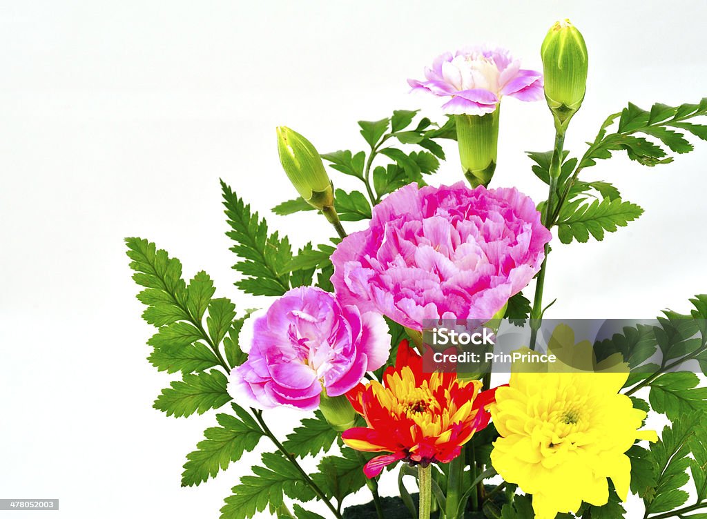 Flowers bouquet with mix of colorful for decoration Beautiful Flower bouquet with mix of colorful flowers arranged for decoration Arrangement Stock Photo