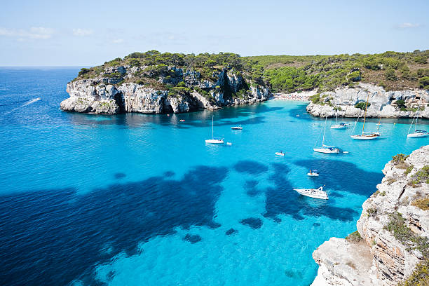 Minorca At the beautiful coast of Minorca, Spain balearic islands stock pictures, royalty-free photos & images