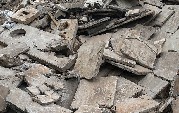 istock Heap of the damaged concrete blocks 478054160