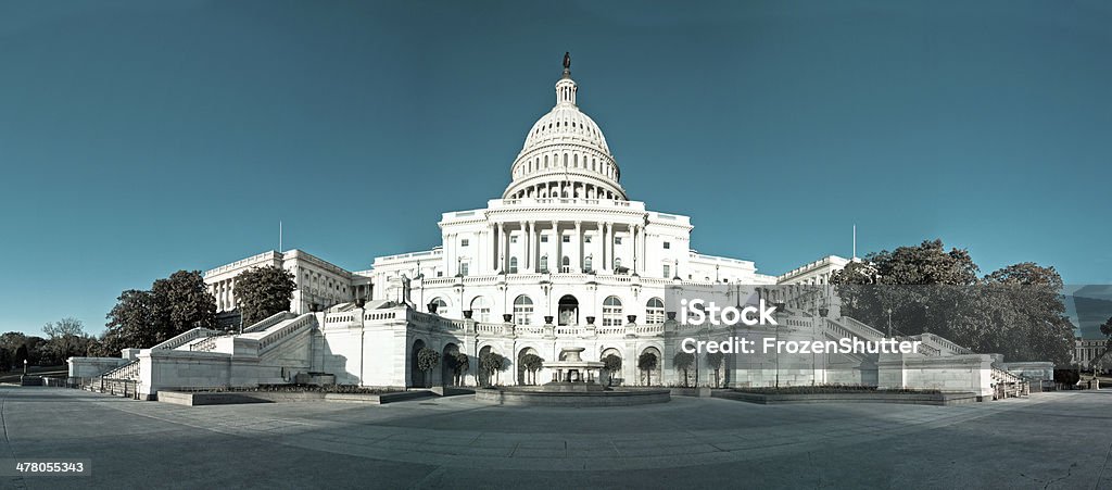 Panorama dos Estados Unidos Capitólio, em Washington DC - Royalty-free Washington DC Foto de stock