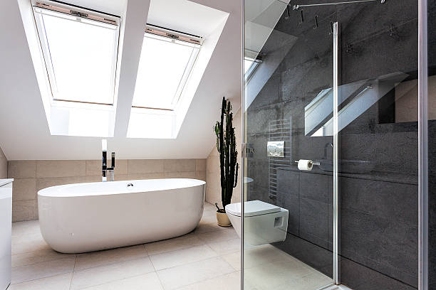 istock Urban apartment - shower and bath 478055825