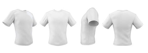 istock Set of template t-shirts from different angles 478056092