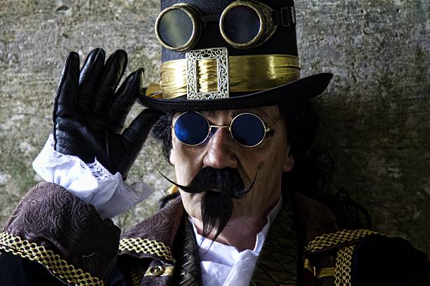 istock Steampunk, victorian style man portrait 478060884