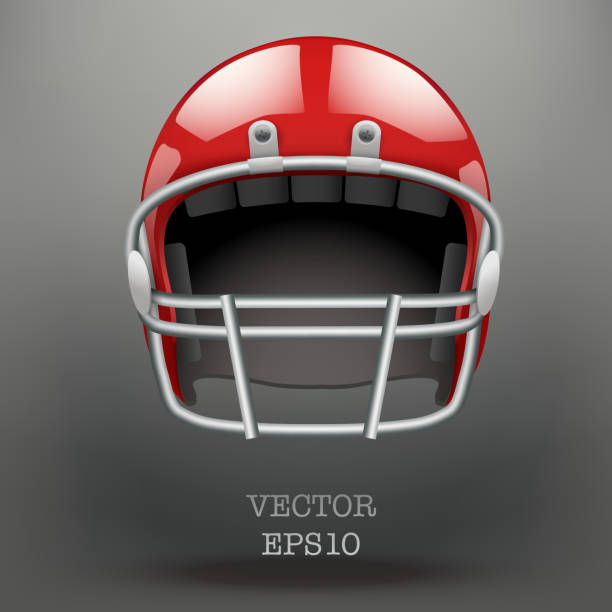 istock Background of American football helmet vector 478063581