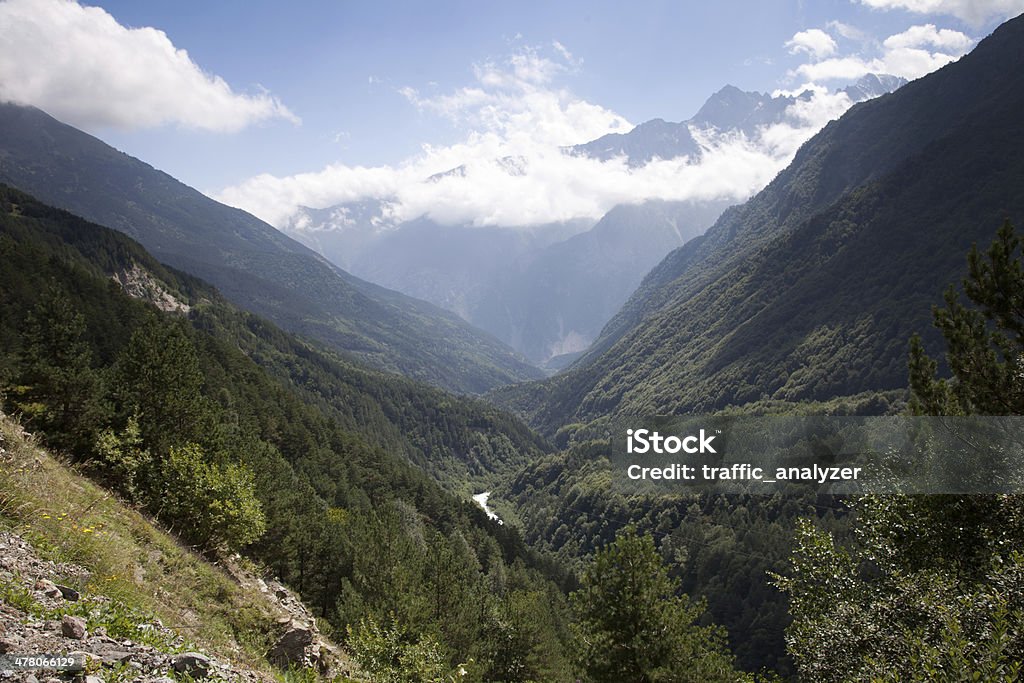 Tsey, Ossécia do Norte - Foto de stock de Aventura royalty-free