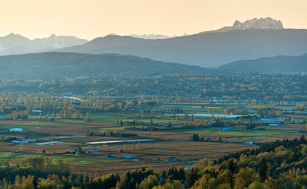 Fraser Valley View stock photo