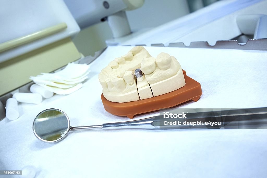 Dental tools dental tools Dental Bridge Stock Photo
