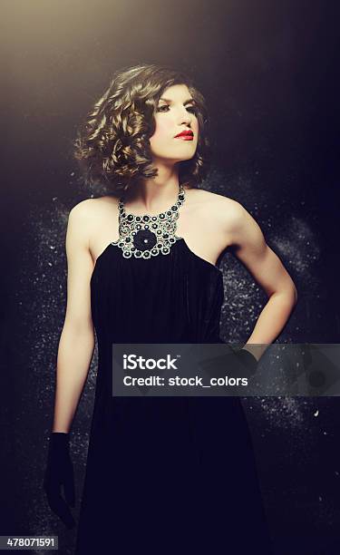 Diva Stock Photo - Download Image Now - 1930-1939, Dress, One Woman Only