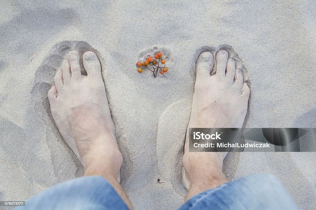 Füße im Sand - Lizenzfrei Abstrakt Stock-Foto