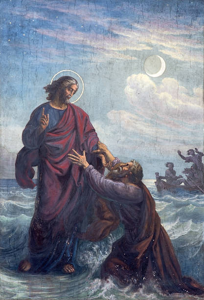 istock Vienna - Fresco of Drowned Peter and Jesus 478074191