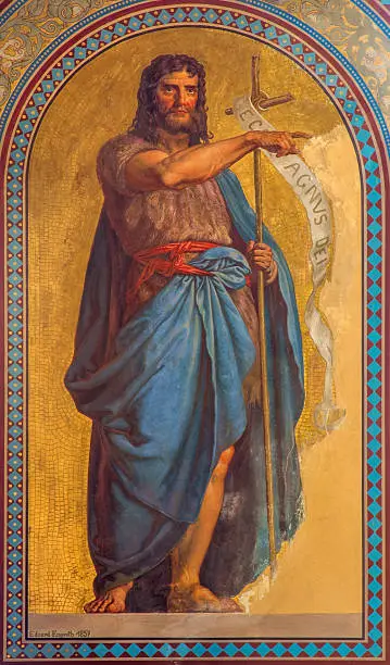 Photo of Vienna - Fresco of  St. John the Baptist