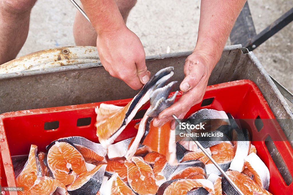 Filets de saumon et des Steaks - Photo de Aliment libre de droits