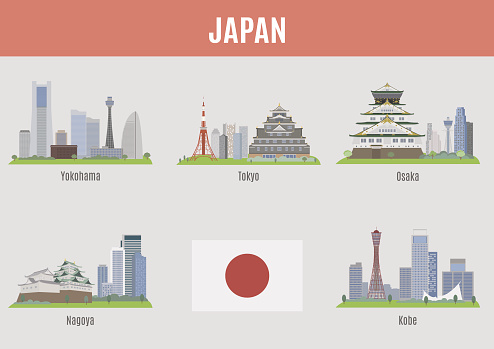 Cities in Japan. Famous Places Japan cities