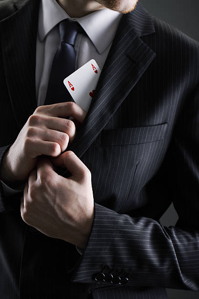 istock Businessman with ace card 478079421