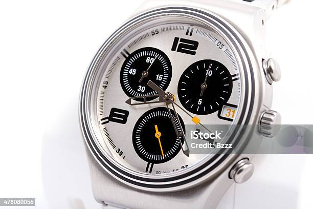 Closeup Wristwatch Stock Photo - Download Image Now - 2015, Accuracy, Black Color