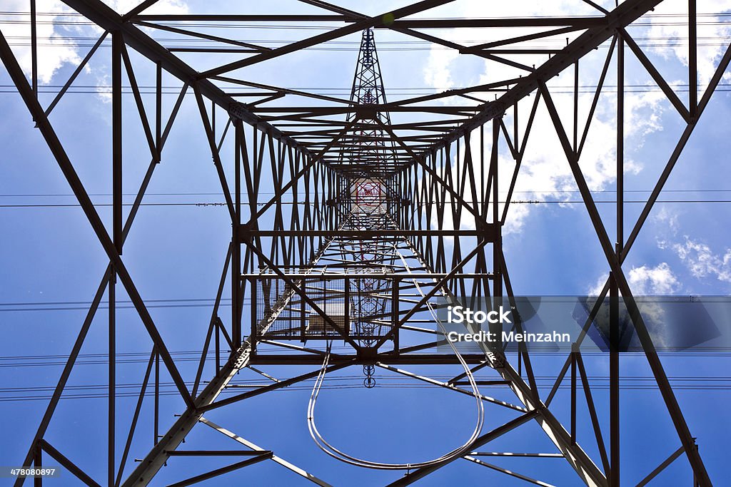 전기 타워 blue sky - 로열티 프리 강철 스톡 사진