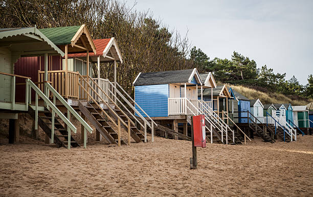 istock Huts on a Beach at Wells Next the Sea, Norfolk 478086747