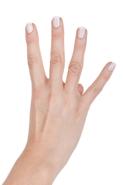 istock Woman hand shows four finger 478088297