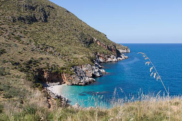 zingaro reserva natural, sicília, itália - trapani - fotografias e filmes do acervo