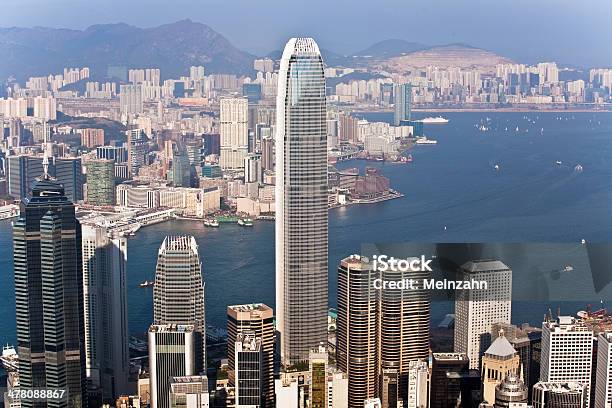 Вид На Гонконг От Пик Виктория — стоковые фотографии и другие картинки Азия - Азия, Архитектура, Без людей