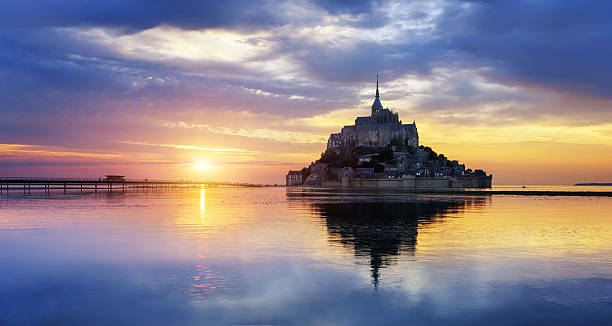 istock Mont Saint Michel at sunset, France 478090054