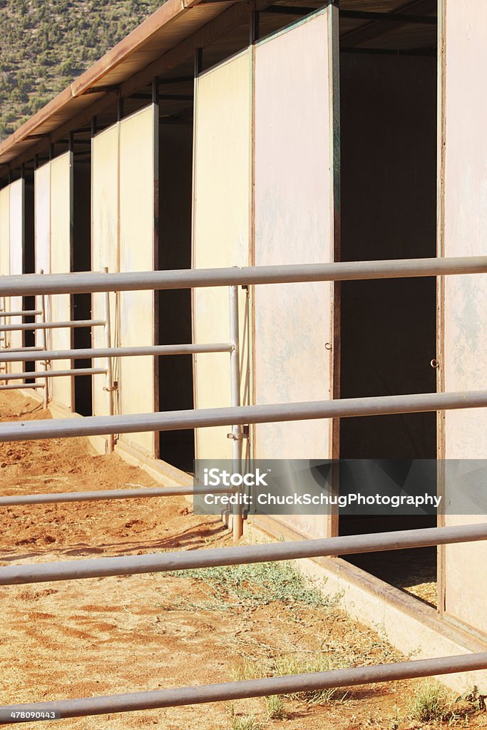 Cavallo Barn stabile Blocco porte - Foto stock royalty-free di Accessorio per animali