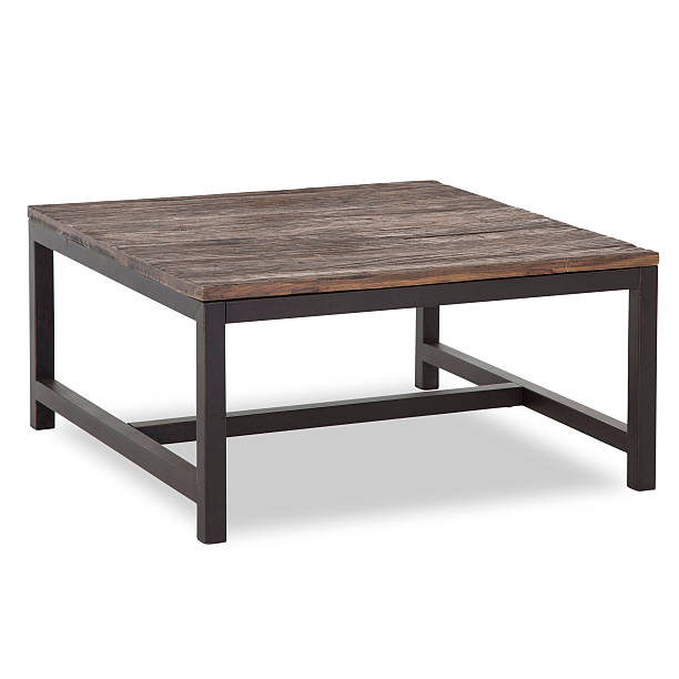 istock Old Fashion Iron and Wood Coffee table Isolated 478090893