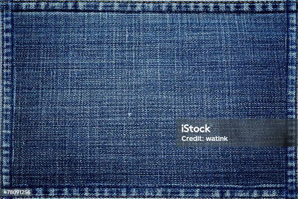 Blue Jeans Texture Background Stock Photo - Download Image Now - Denim, Backgrounds, Jeans