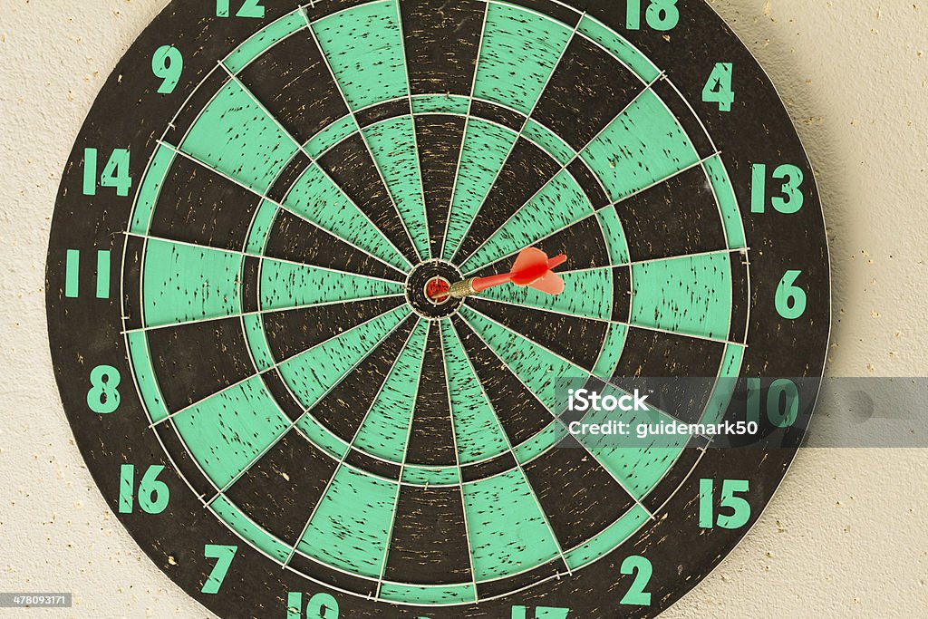 Dart board Dart board and arrow Accuracy Stock Photo