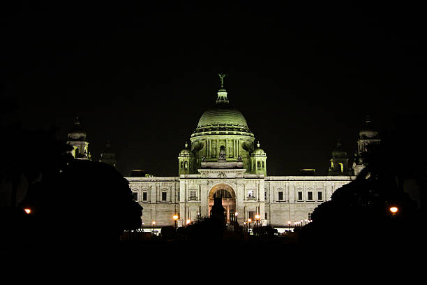 istock Victoria Memorial at night from Main Gate 478095663