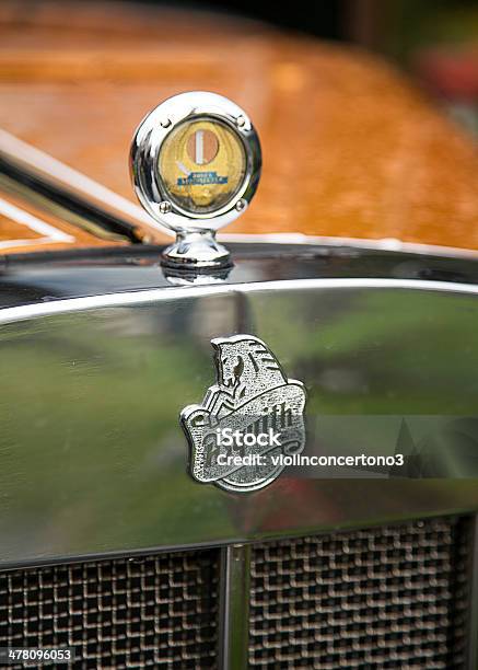 Vintage Asquith Car Stock Photo - Download Image Now - 1930-1939, Antique, Badge